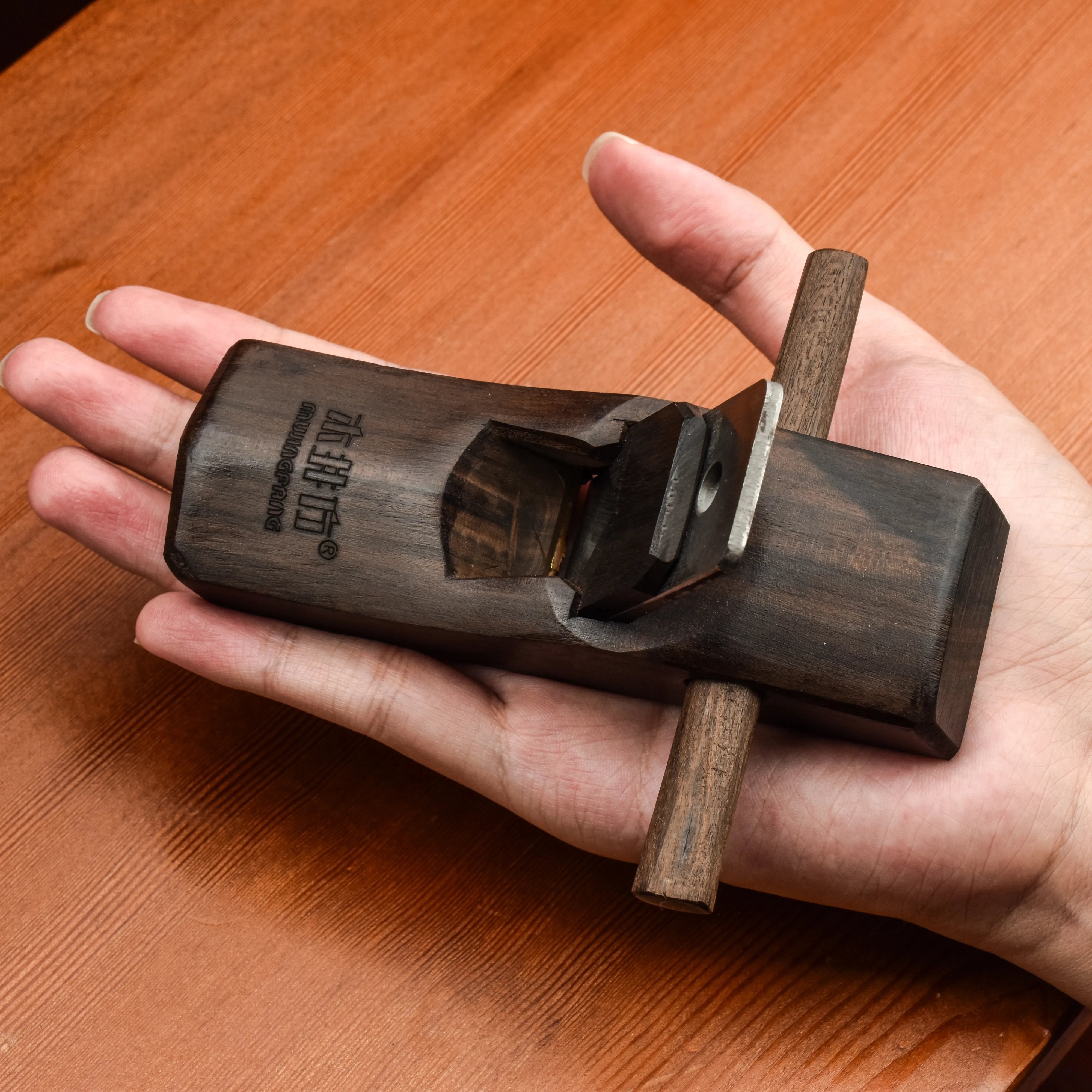 Hong Kong-Style Ebony Small Polishing Plane (5"(127mm))