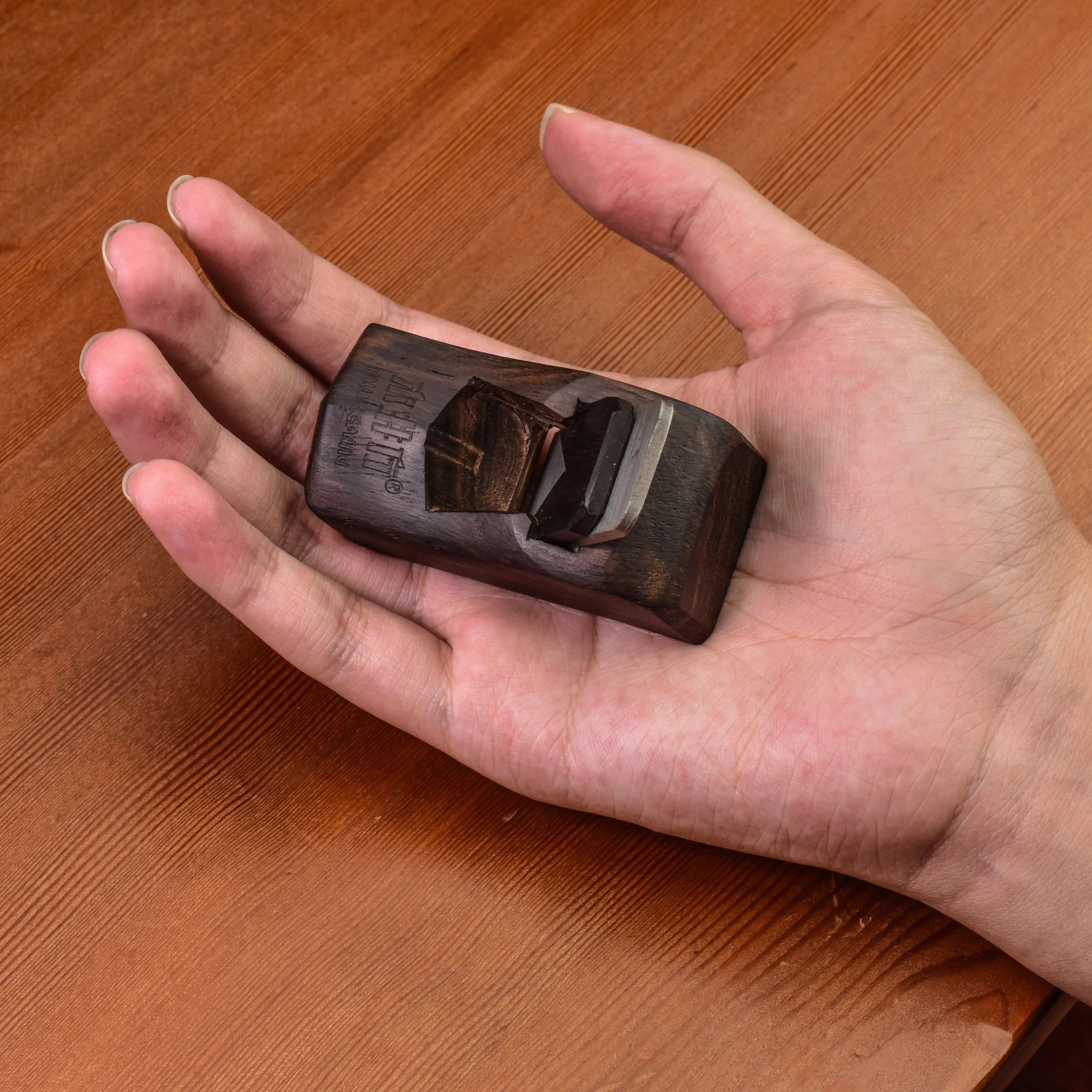 Handle-less African Ebony Mini Polishing Plane