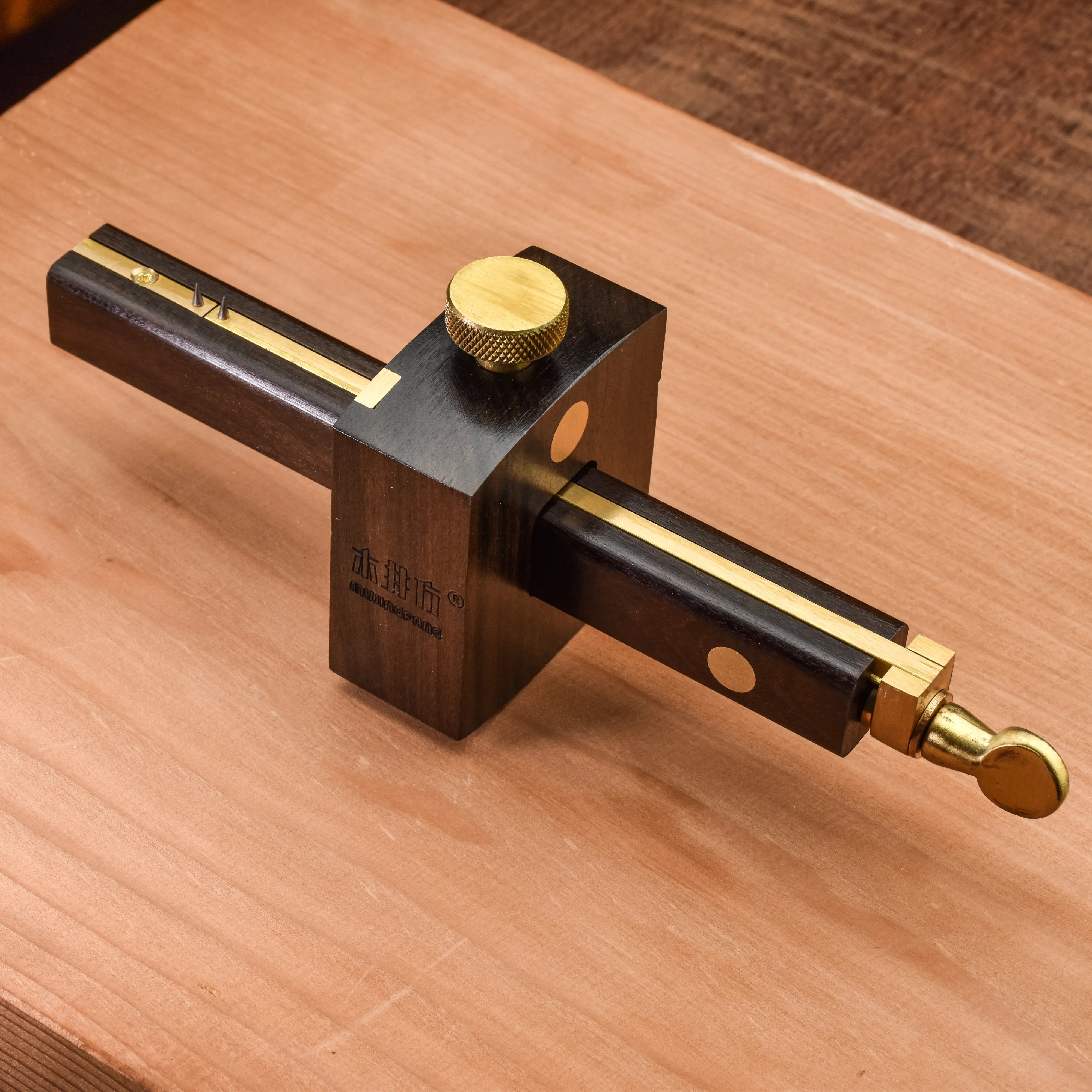 Ebony Deluxe British Marking Gauge with Brass Screw